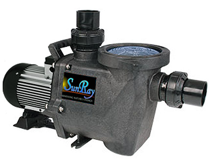 SunRay Solar Powered Pool Pumps - Brushless motor is ultra-efficient and maintenance free - Pre wired and Tested before shipping - ready to install - Produces Zero Pollution